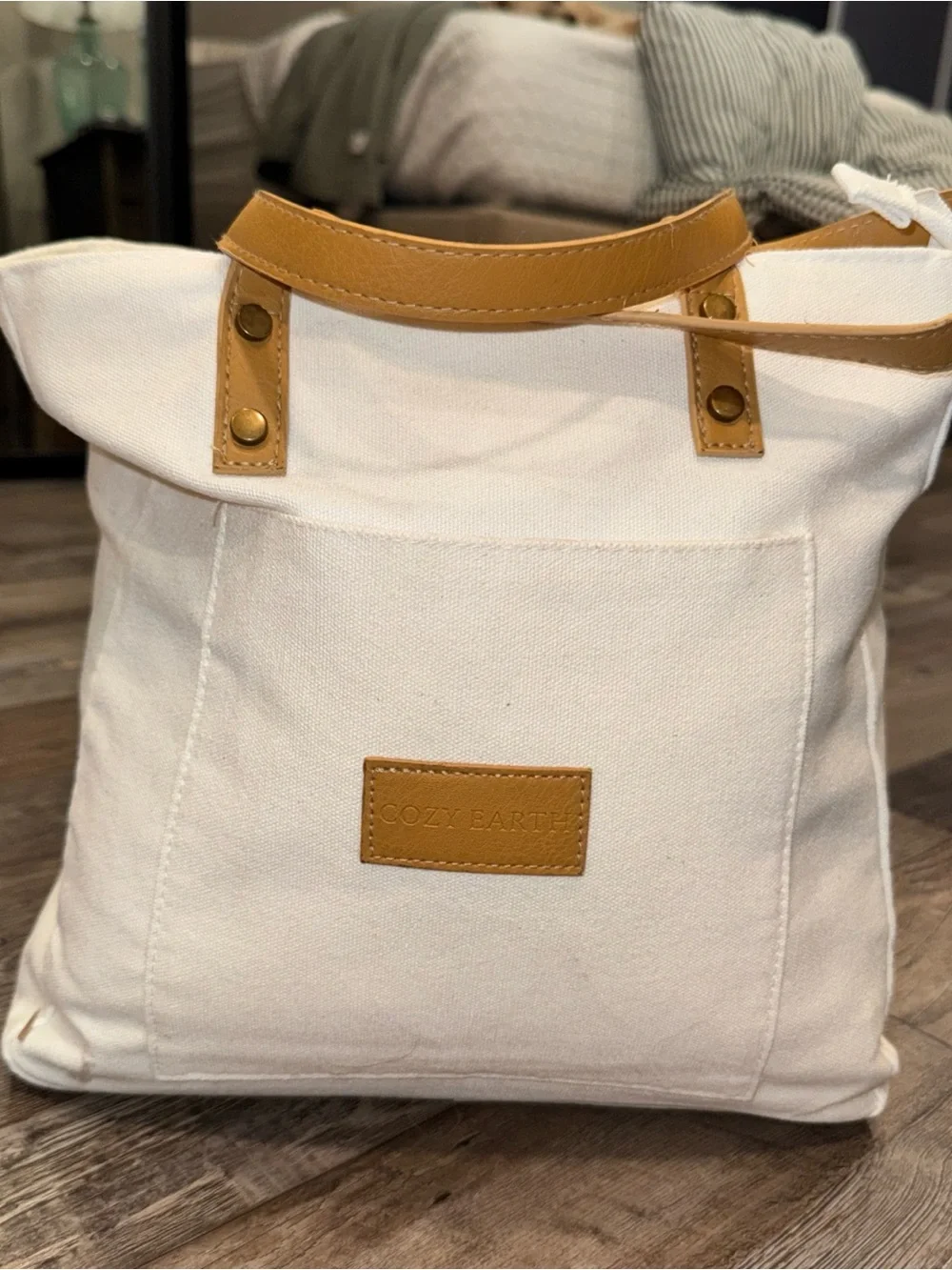 Cozy Earth Split King NEW w Tags retail $368 Brown stripe